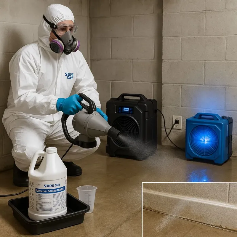 Sanitization and Odor Removal process in South Willard, UT